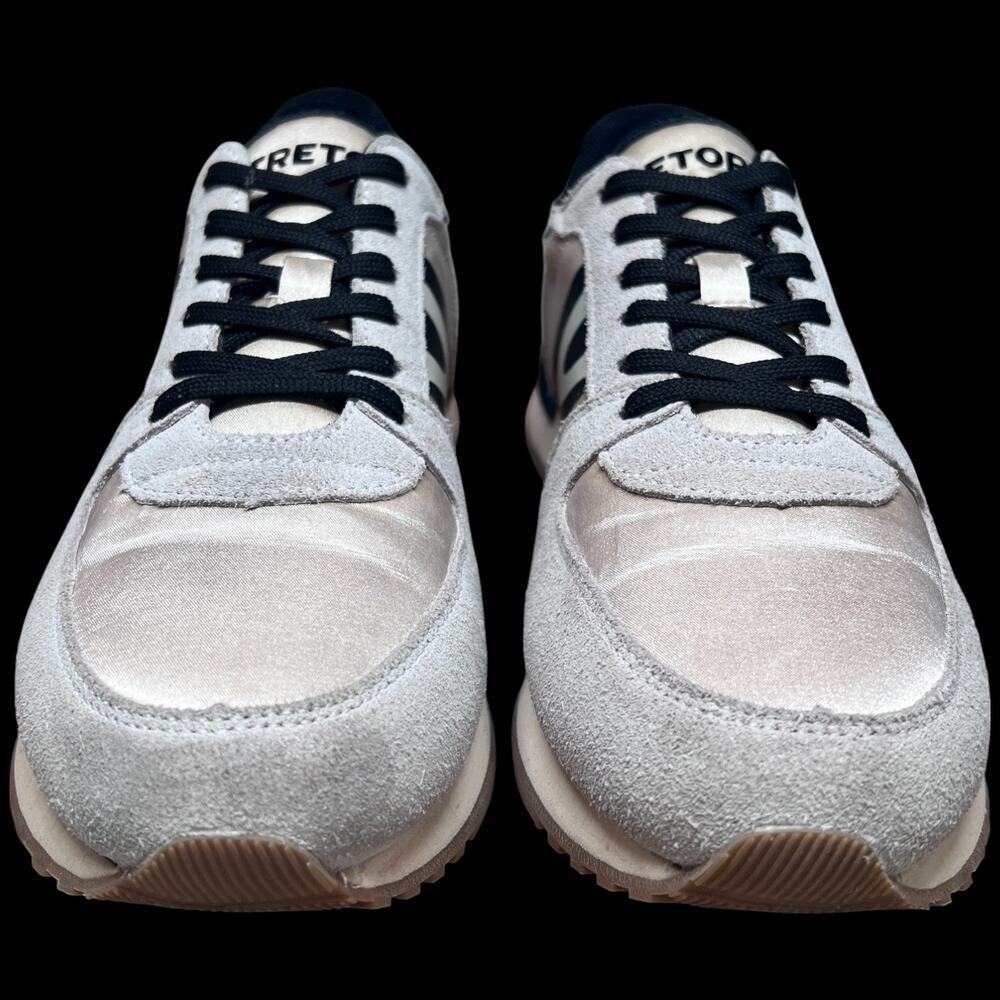 TRETORN Loyola 2.0 Women's Sz 8 Sneakers Black Cream Gray Athleisure Shoes READ - Picture 8 of 15